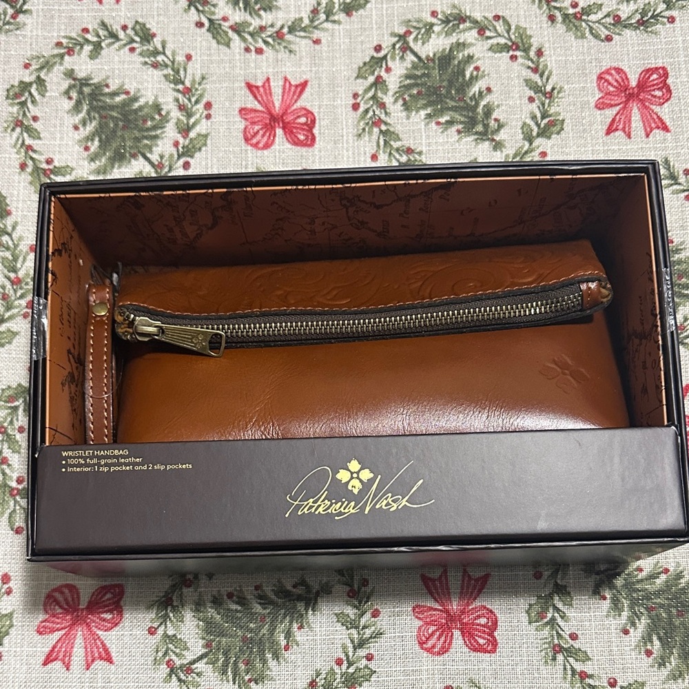 Patricia Nash Tan Leather Belt Bag